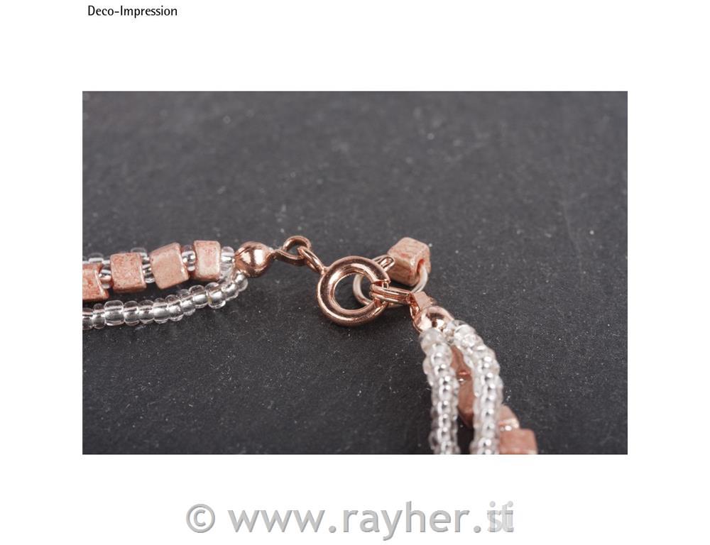 anello , 7mm o, oro rose, busta 10pz