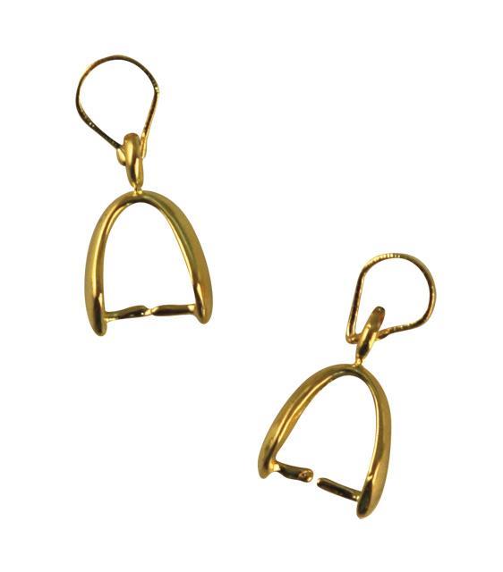 ciondolo a cappio15mm, bus. 2pzoro