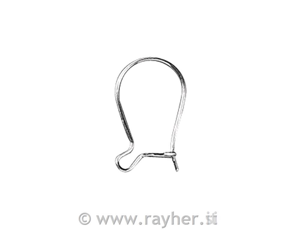 Gancio orecchino arg.925busta 2pz