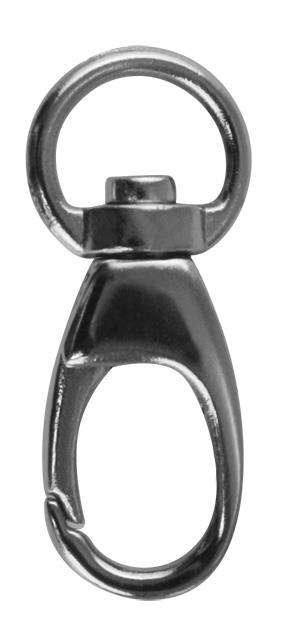 Key-holder w. swivel joint, 35mm o, plat