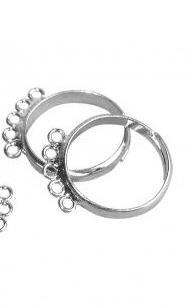 Anello c. 5 occhiellibus.blister 2pzplatino