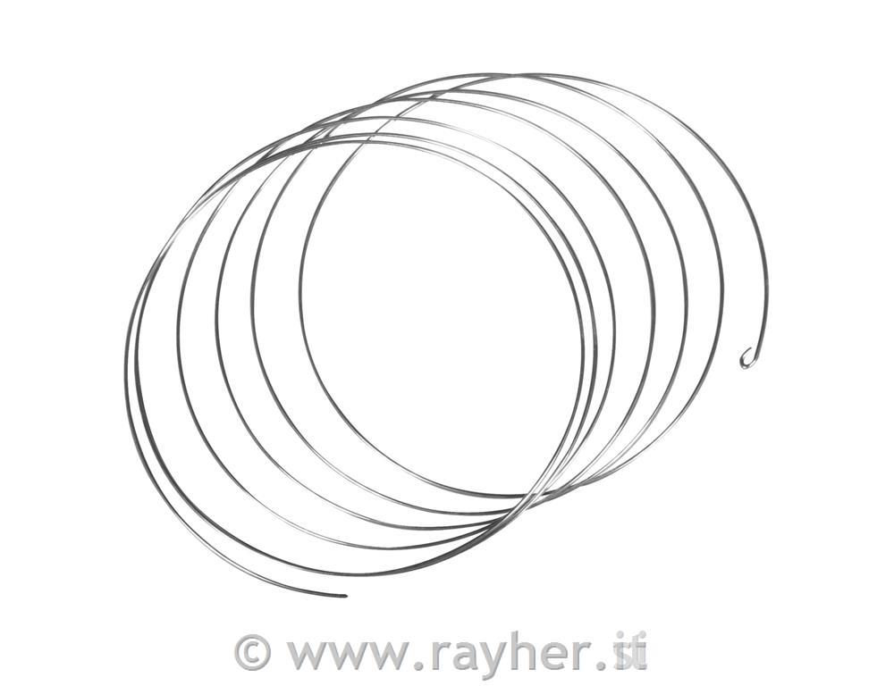 Braccialetto a spirale, 6cm o120cm, 6,5 giri, bus.blis. 1pz
