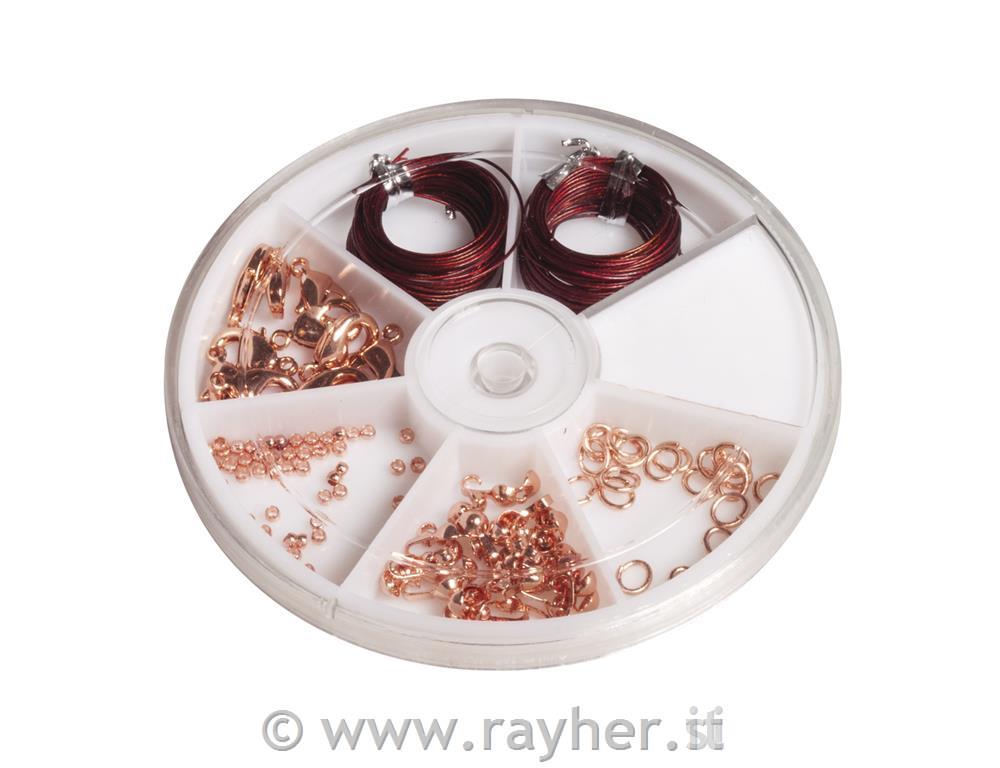 Starterset w. jewellery accessories5 diff. accessory items, tab-bag