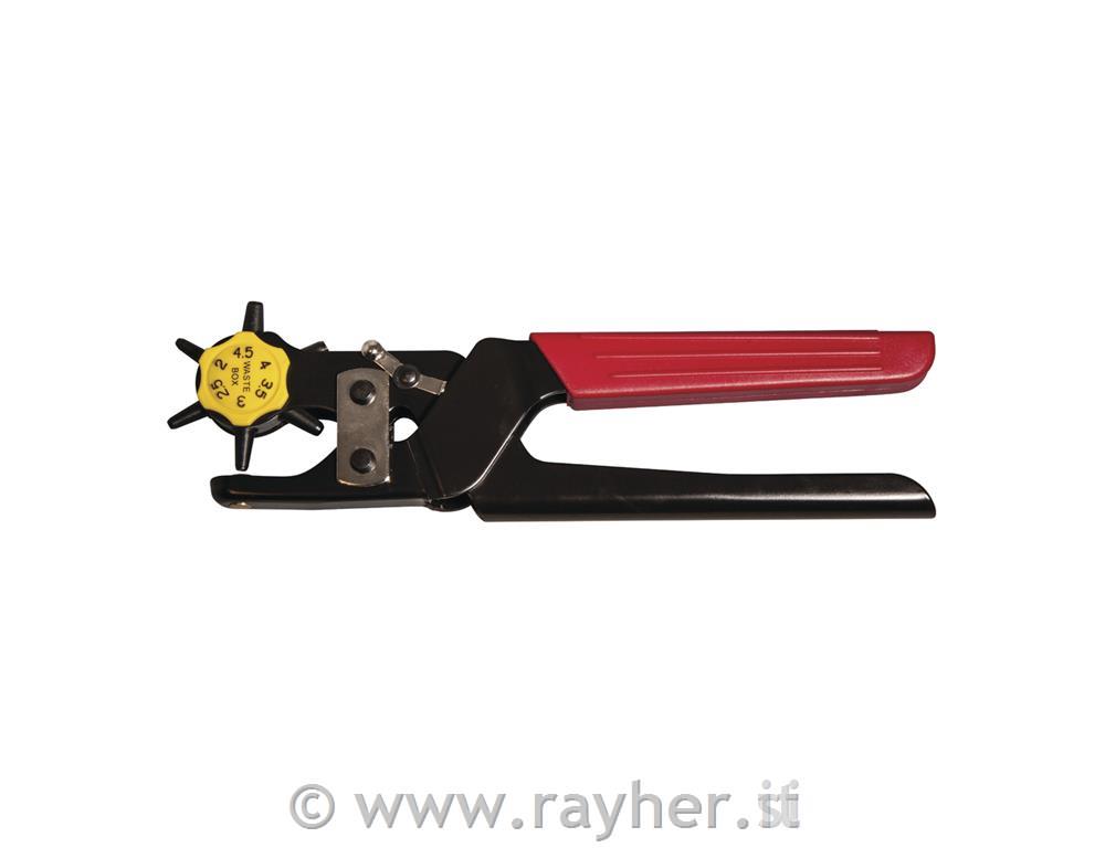 Luknjač professional s 6 rezi, za usnje in filc