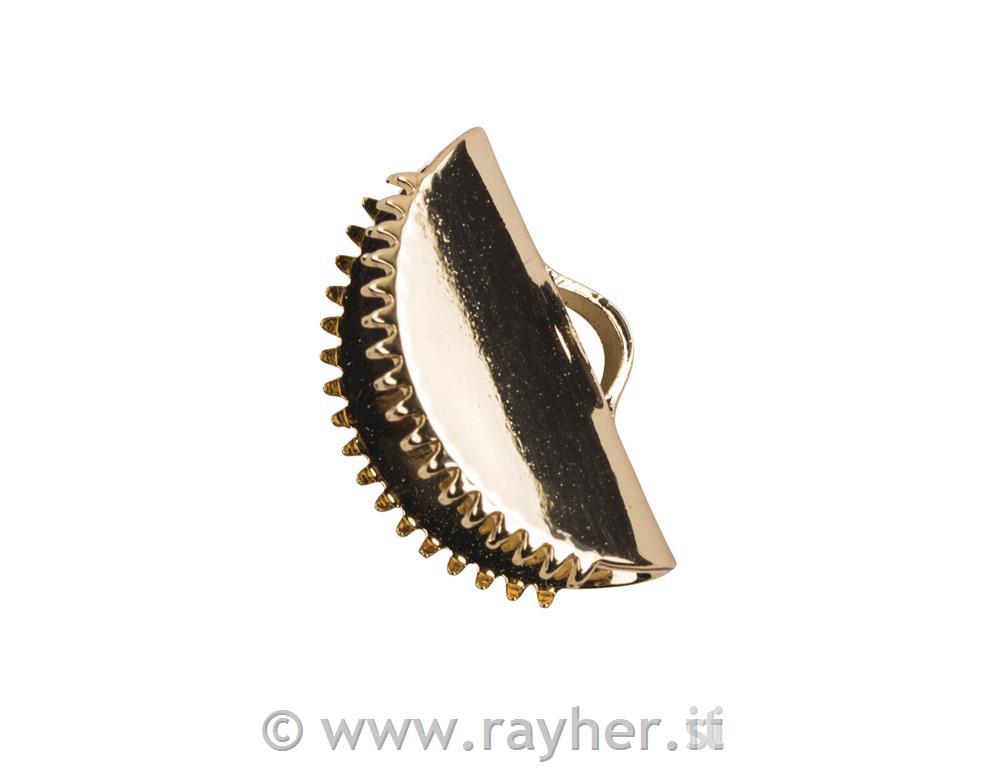 Držalo za uhane Half moon, zlato, 15x8cm, set 2