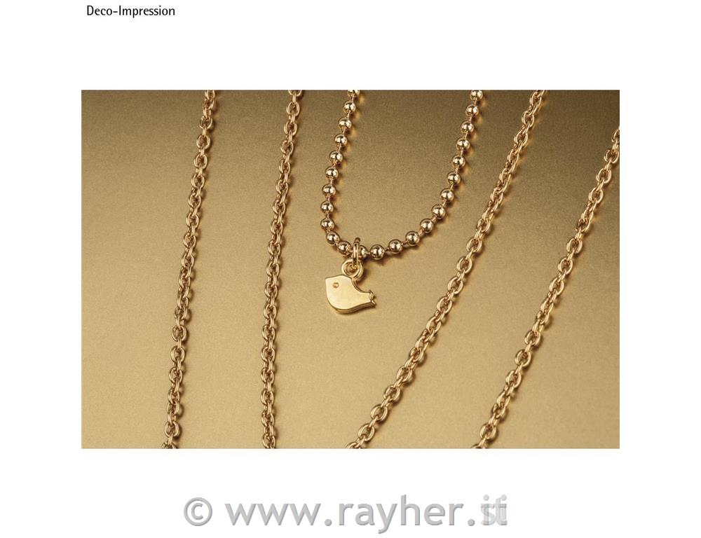 Ciondolino metallo uccellino, oro, 8x5mm, bus.blis. 6pz