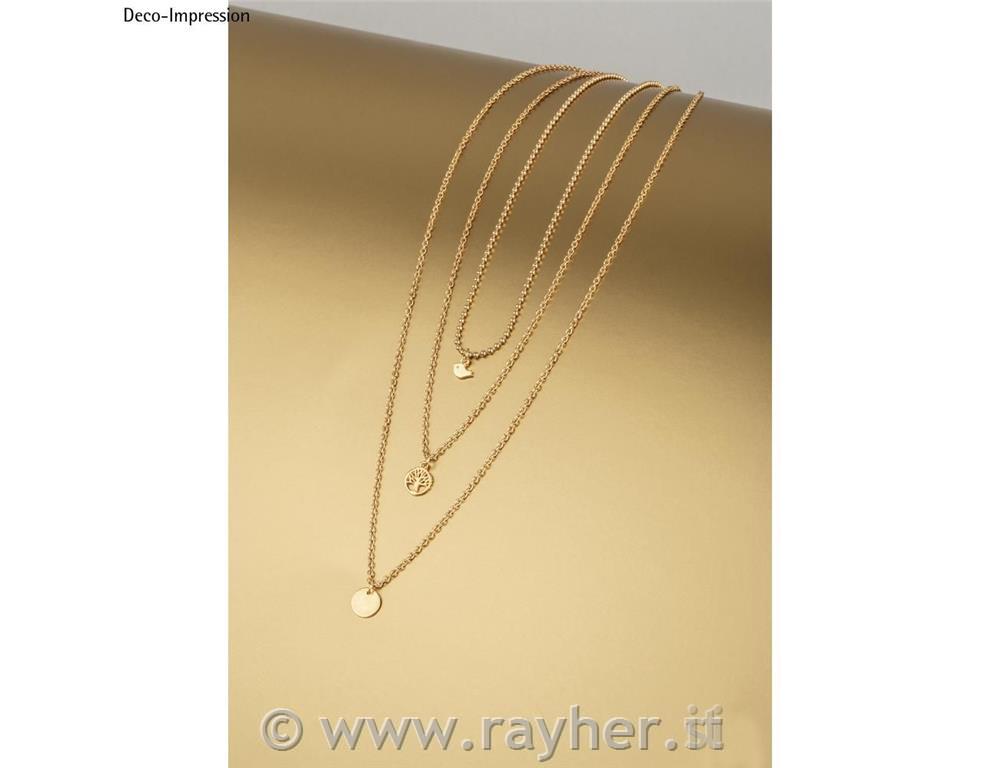 Ciondolino metallo albero vita, 10mm o,oro, bus.blis. 3pz