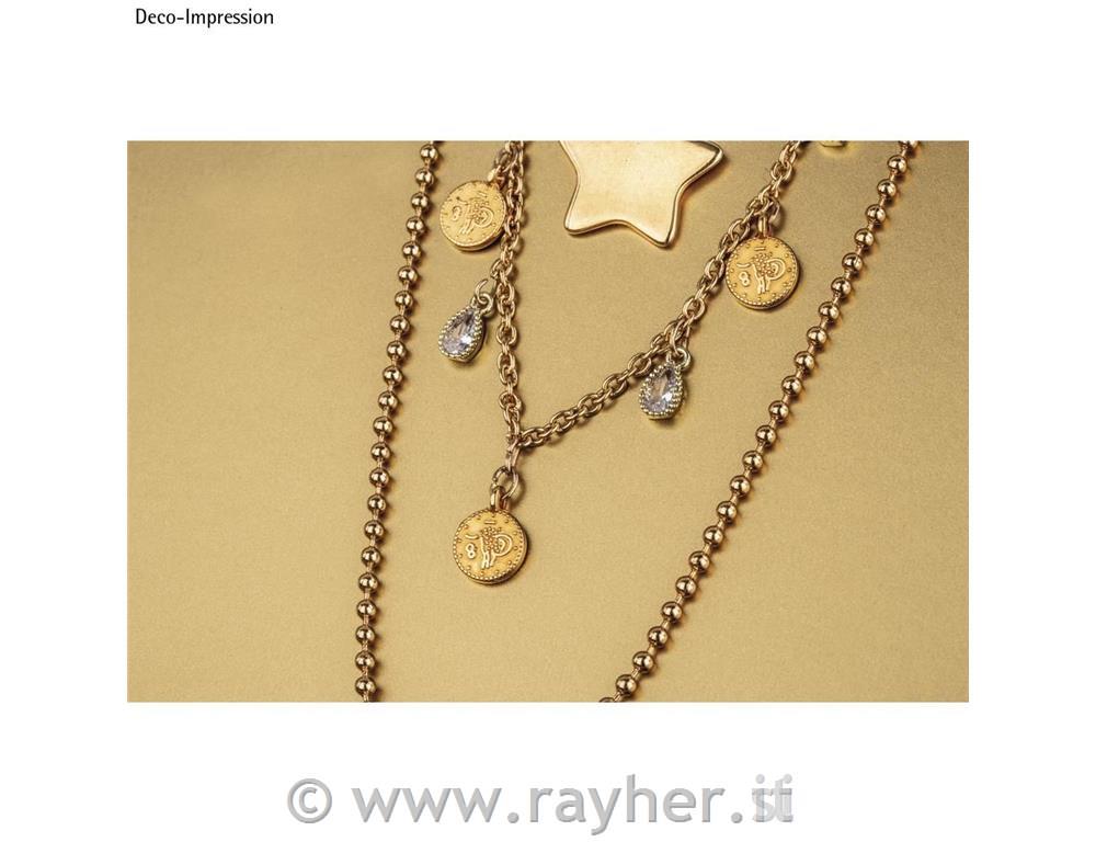 Kov.obesek, Kovanec, 7.3mm, zlat, 6 kos