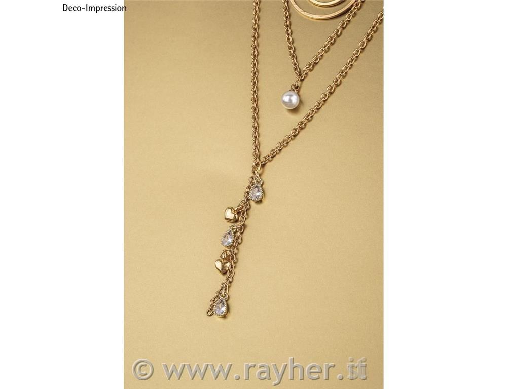 Kov.obesek, Kapljica, zlata, 4.5x6.5mm, 2 kosa,