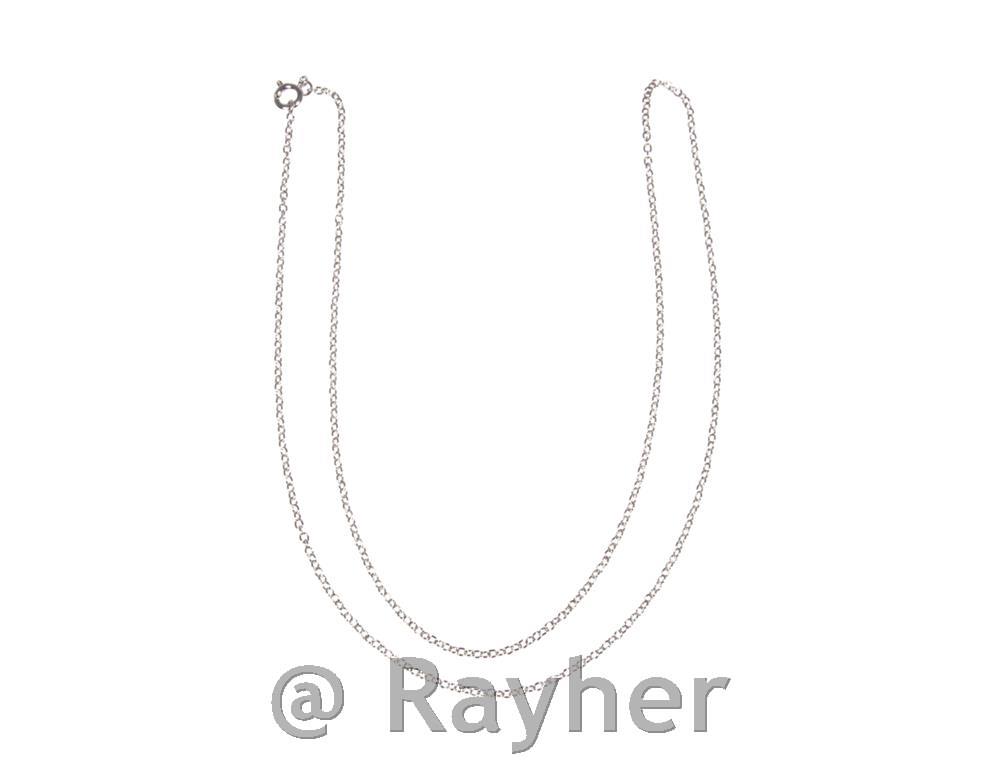 Catenina a maglie, argento, 60cm, 2x3mm,bus.blis. 1pz