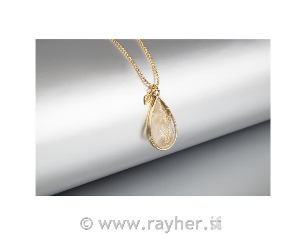 Metallic bezel: PendantRectangle, drop & round, tab-bag 3pcgold