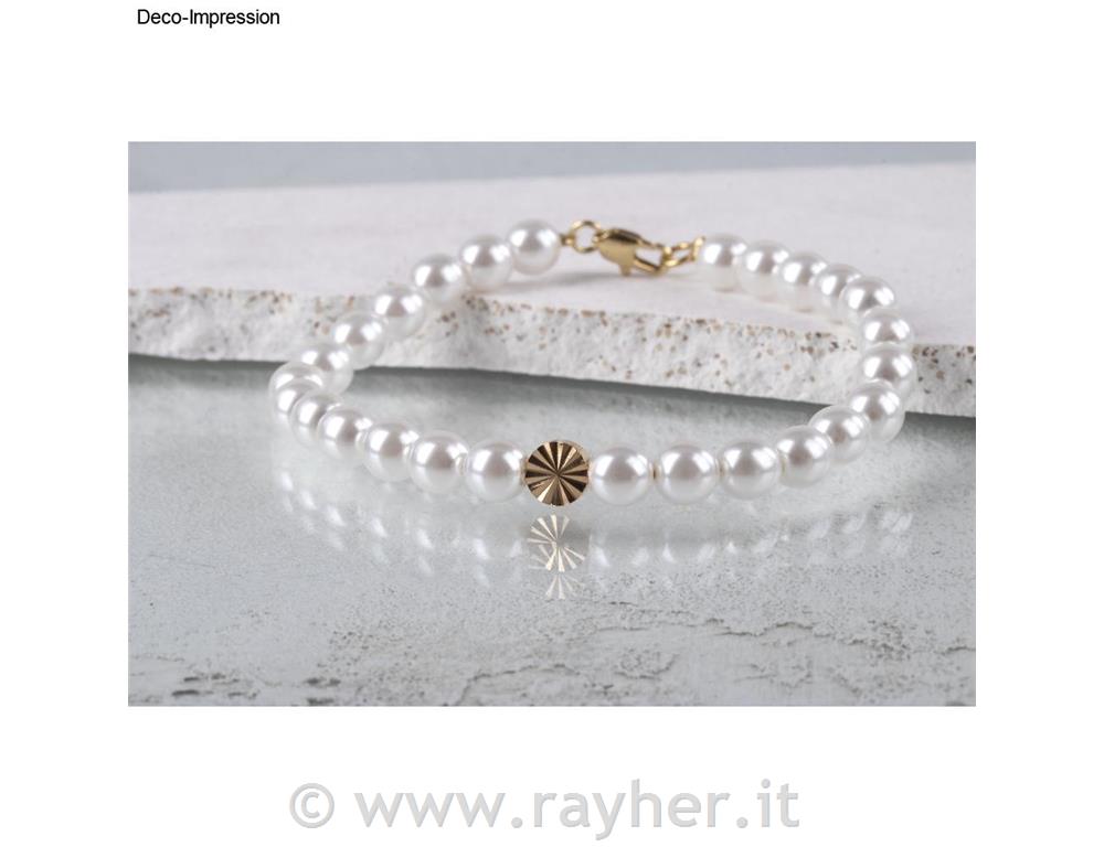 Kovinske perle, okrogle, polirane, zlate, 6 mm, 6 kos