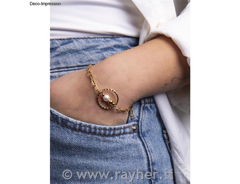 Zaviti kovinski obročki 10 mm, zlati, 10 kos