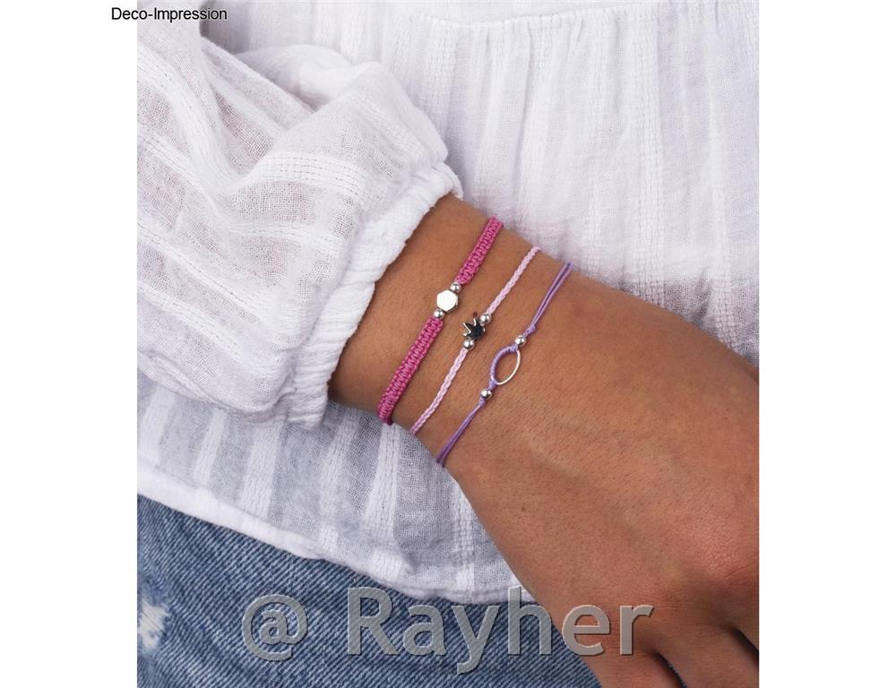 Perline in metallo esagonali, argento5 mm, 6 pezzi