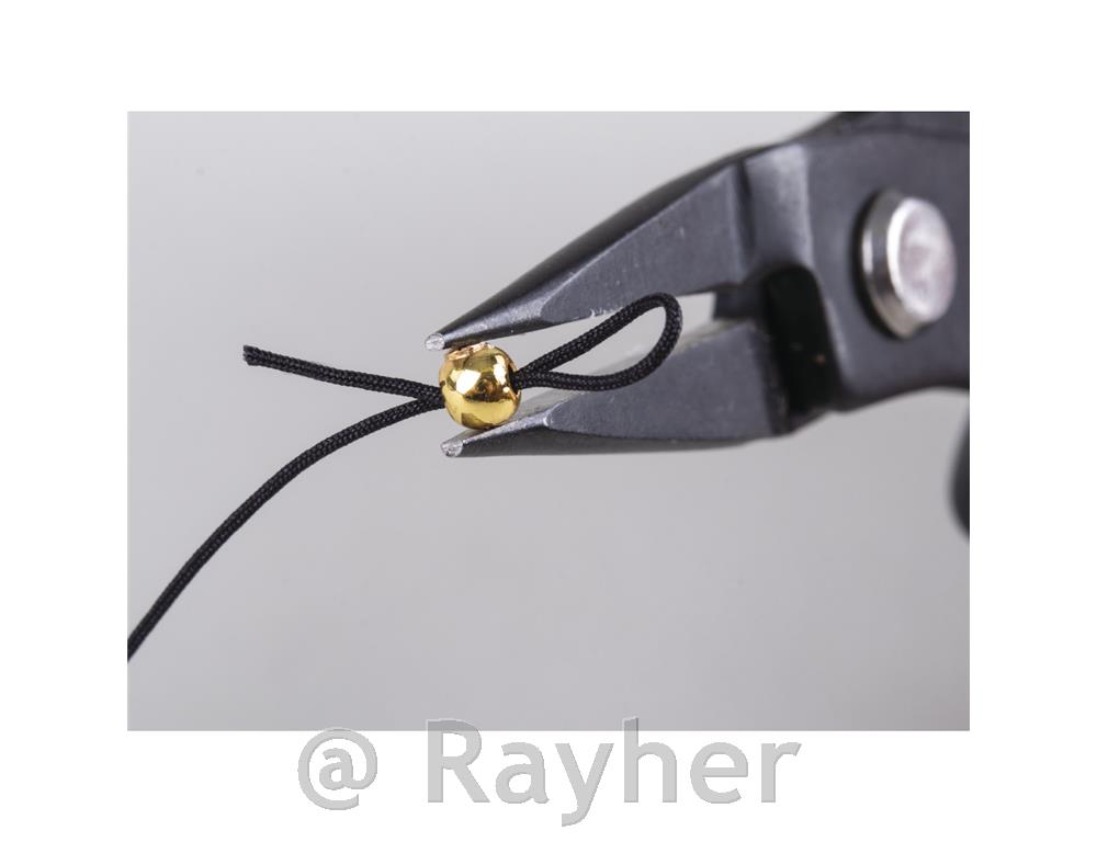 Positioning bead, round, gold3.5x3mm, 10pcs