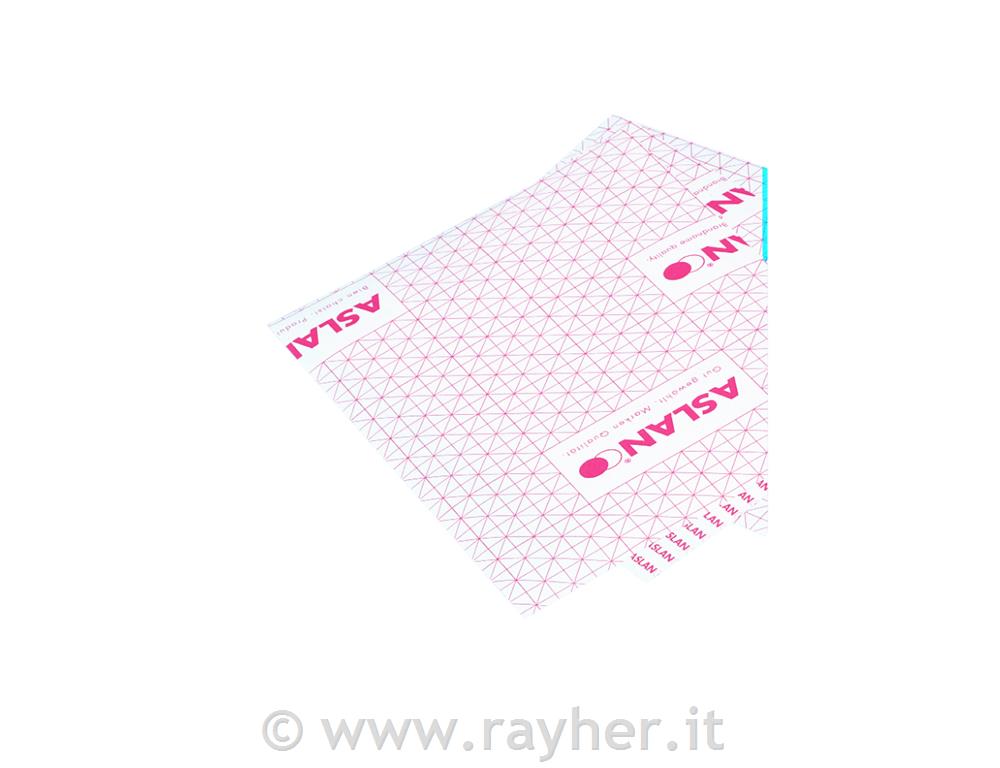 Pellicola biadesiva, trasparente20,5x30cm, 0,07 mm spessoreforte