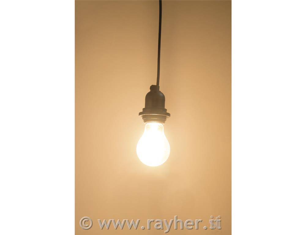 Lamp socket with switch, f. E27 socket180cm, w. ring nut, tab-bag 1pcblack