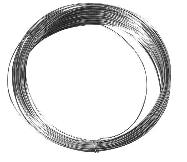 Filo argentato c. anima in rame1,20 mm o, busta 3 m1,2 mm, busta 3 m