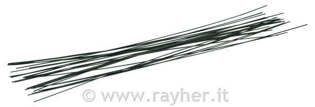 Žica cvetličarska, zeleno lakirana, tem.zelena, 1,00 mm o, 5