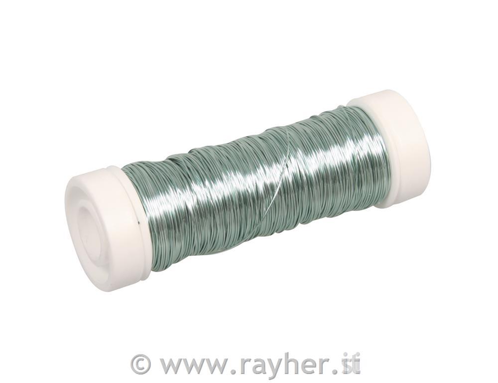 Filo metallico per bigiotteria0,30 mm o, rotolo 50 mazzurro