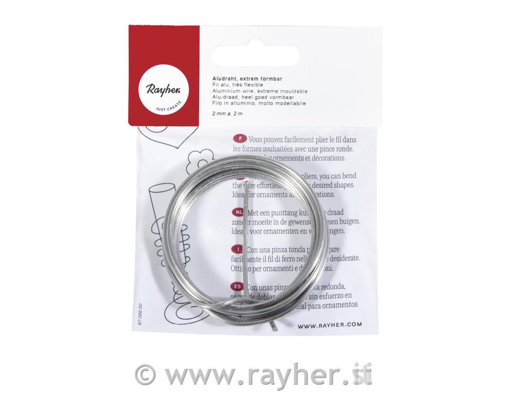 Filo alluminio, estremamente modellabilebus.blis. 2mplatino