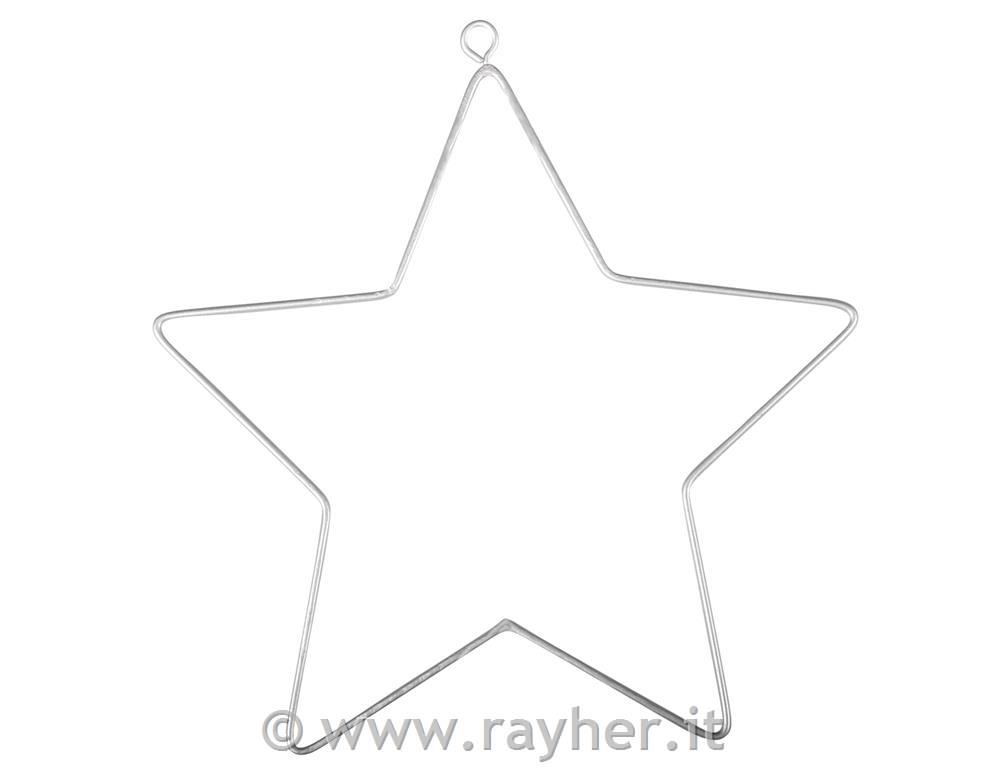 Zvezda iz žice, 11.5x12.5cm, 2 kosa
