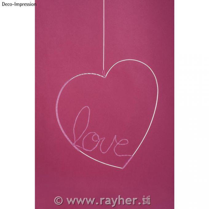 Paper covered wire, 0.55mm o, fuchsia, on a wooden reel 50g, tab-bag 20m