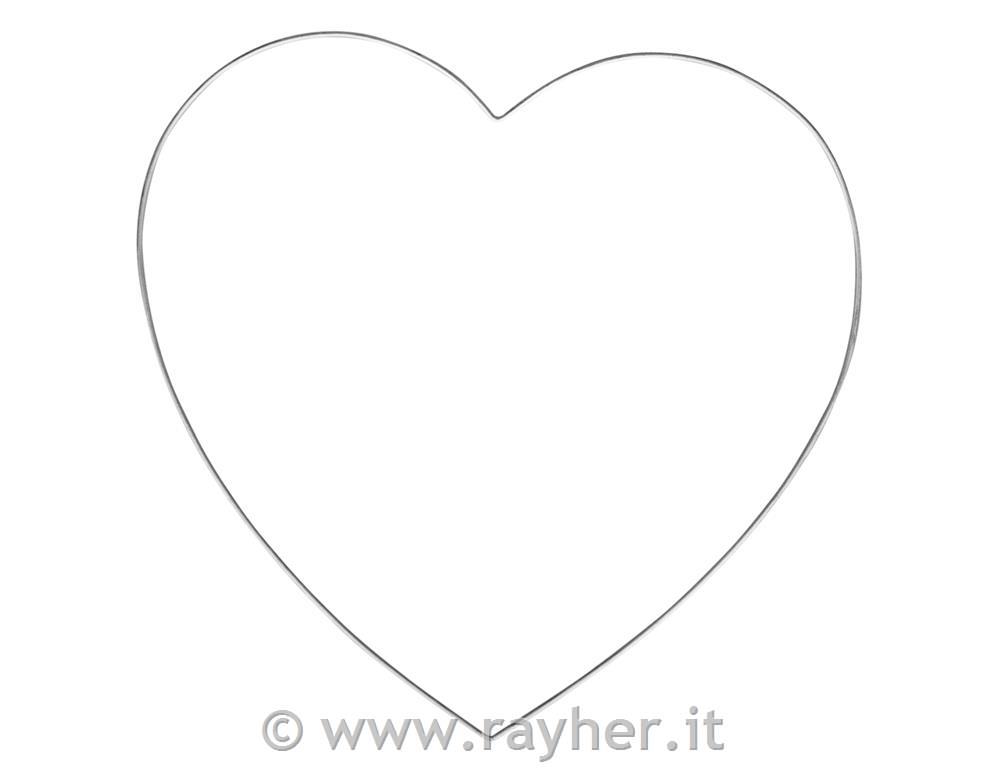 Wire Heart 25 cm