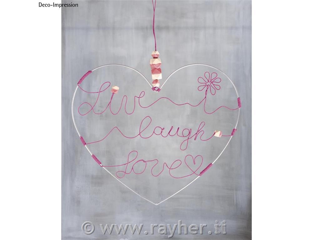 Wire Heart 25 cm