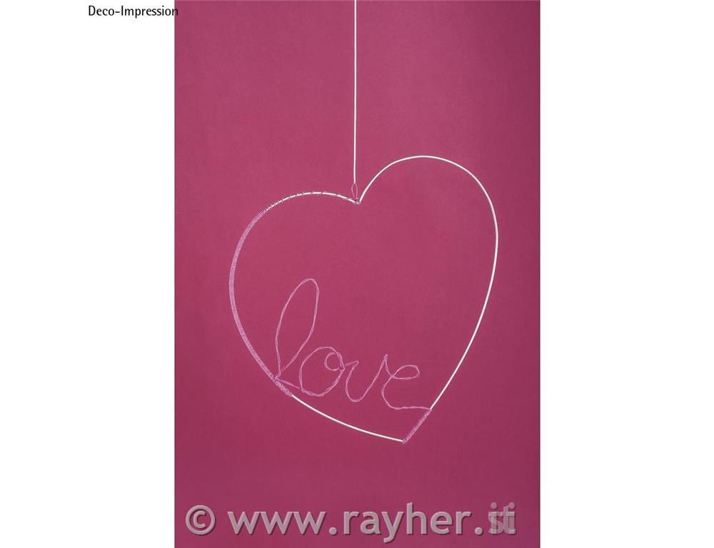 Wire Heart 25 cm