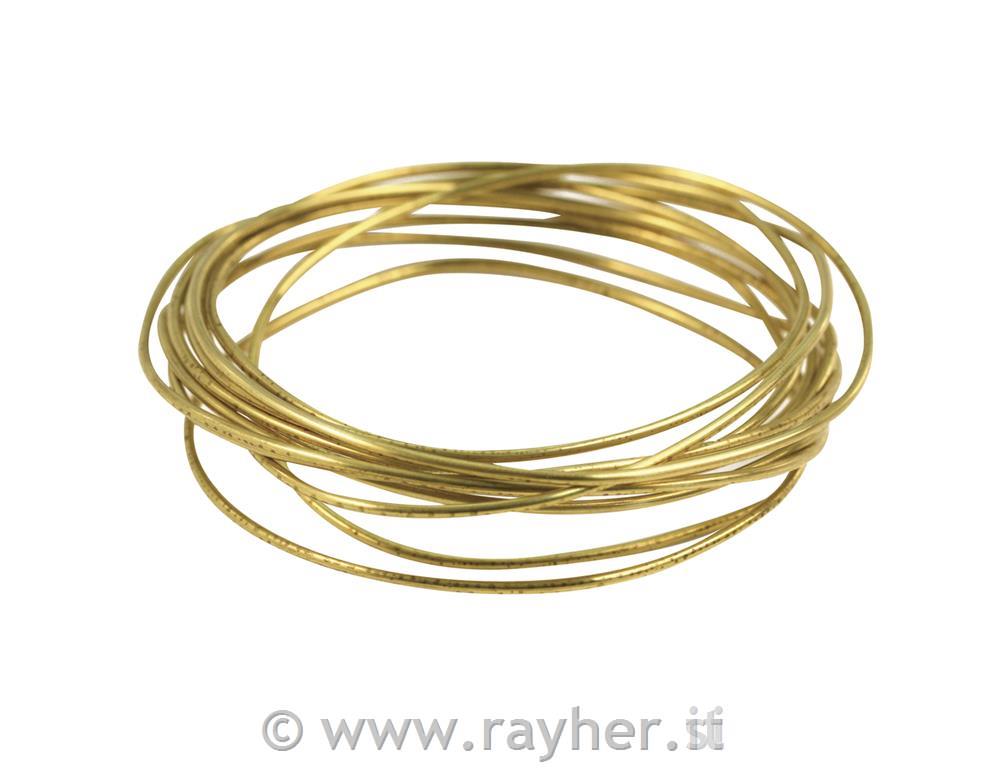 Filo di ottone, morbido2 mm o, busta 3 m