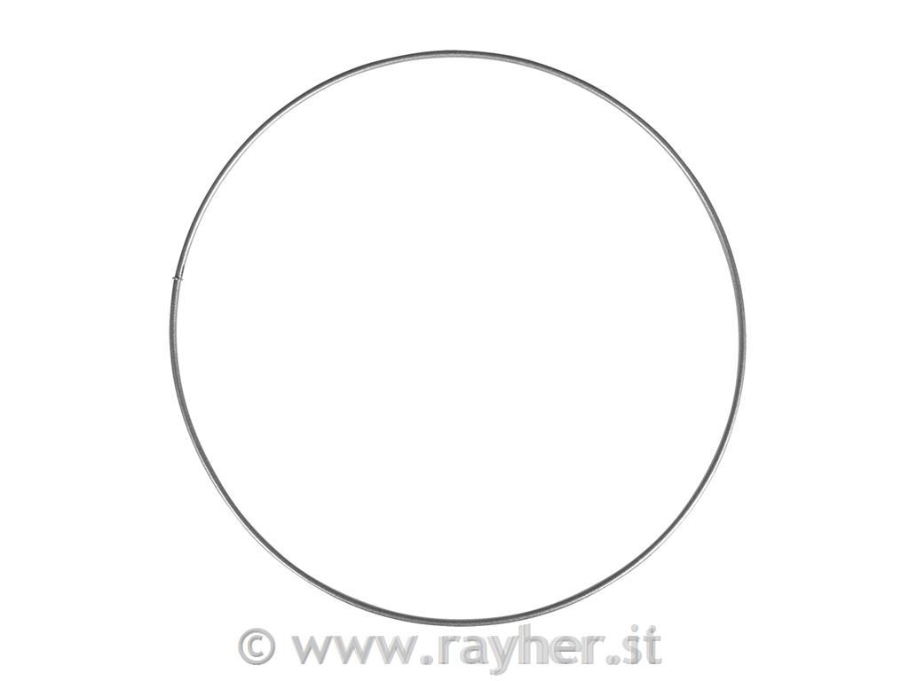 Anello metallico 20cm, argento