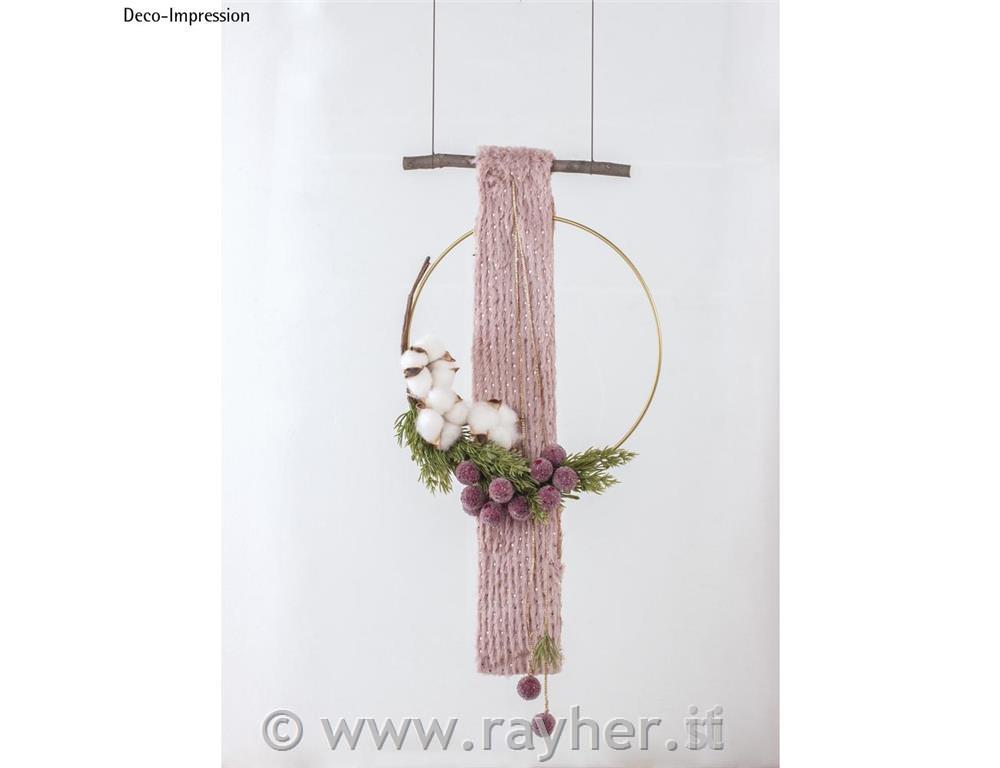 Anello metallico, 25cm, oro