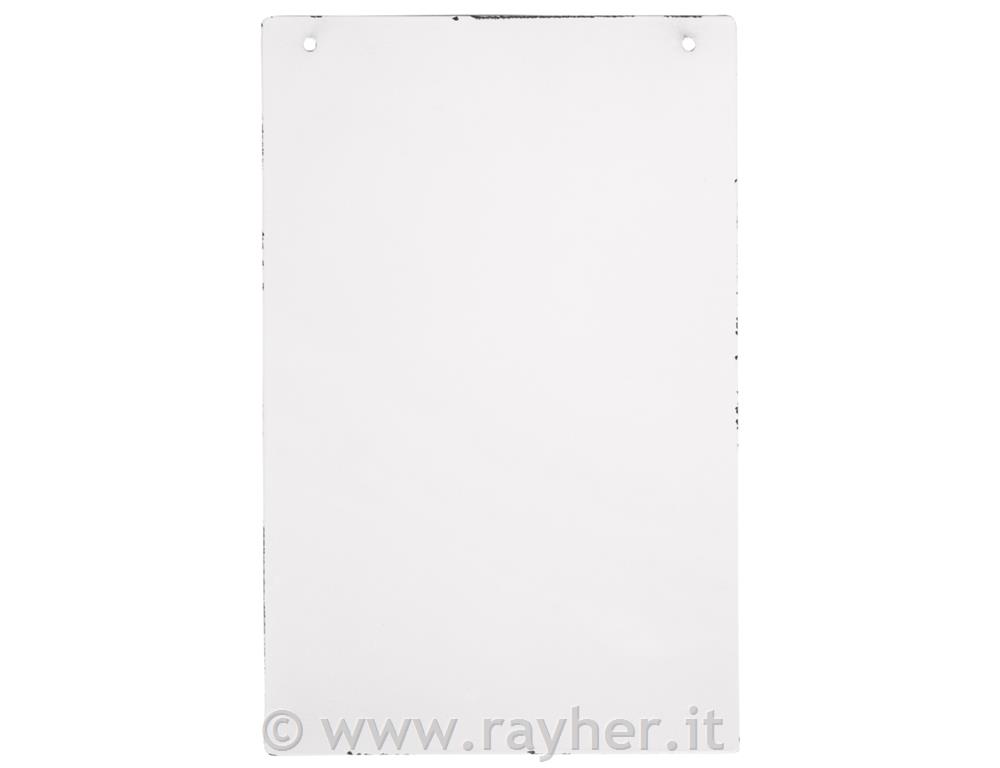 Placchetta metallo Vintage, 22x30cm