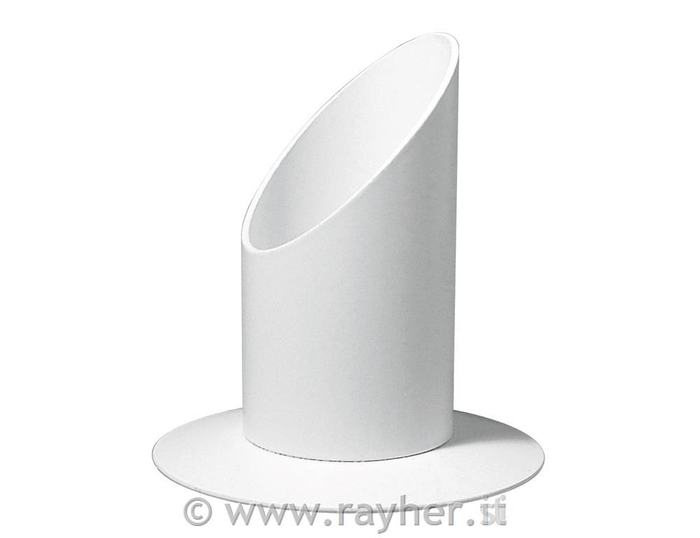 Portacandele, 40 mm op.candele Battesimo e Comunionebianco