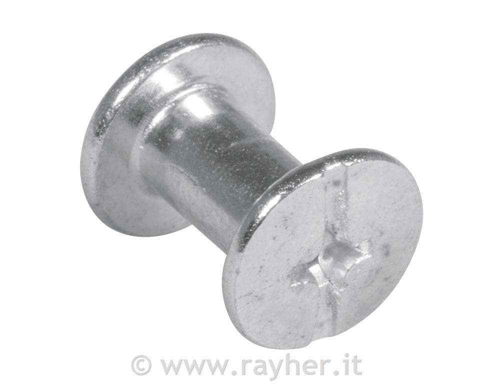 Vite fissaggio speciale, argento, 1,1cm,bus.blis. 8pz