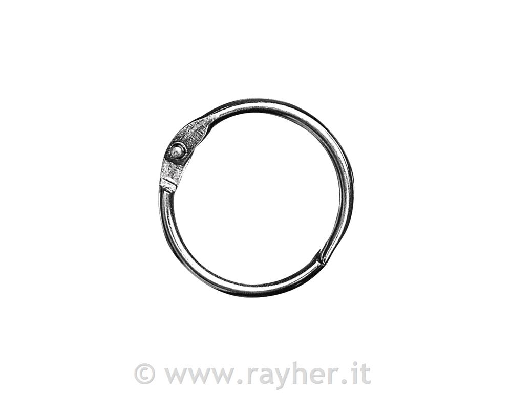 Anelli metallici apribili19 mm o interno