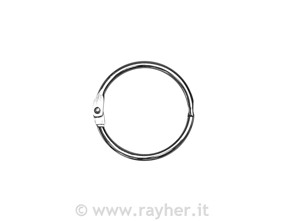 Obročki, ki se odprejo, brez niklja, 25 mm notranji, 10 kom