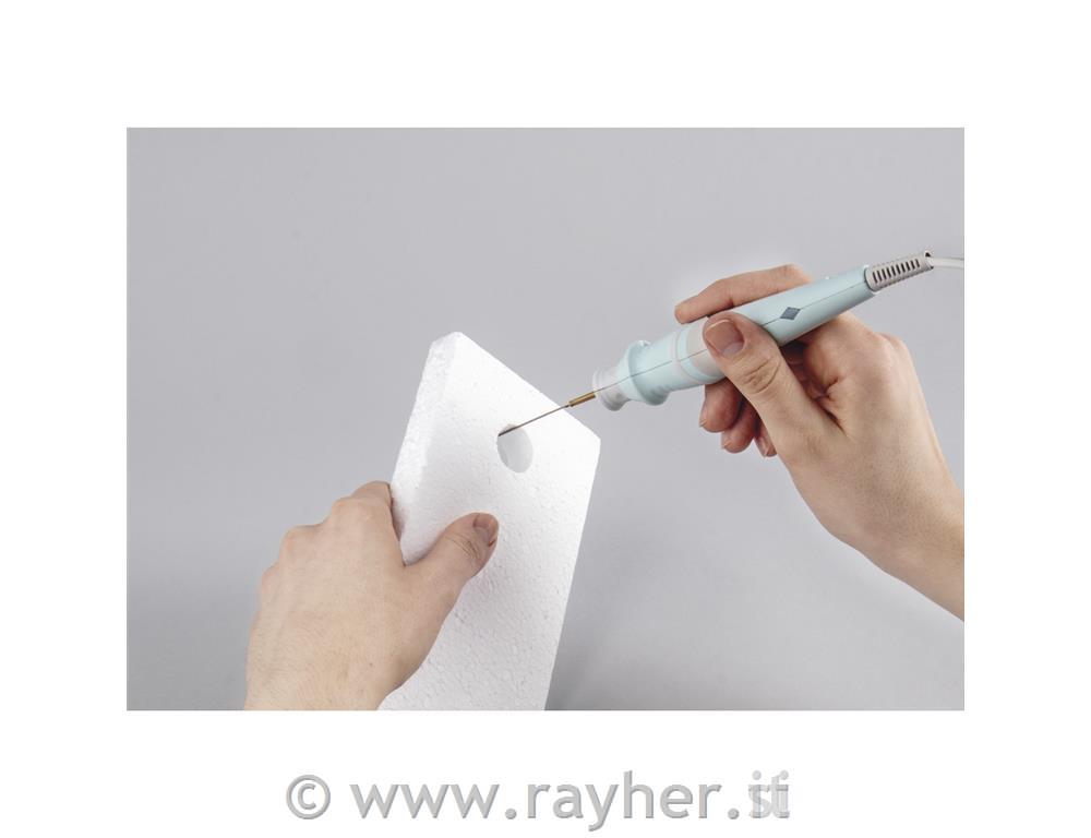 Termorezalnik za stiropor, 3 v 1, 3 različne konice, set