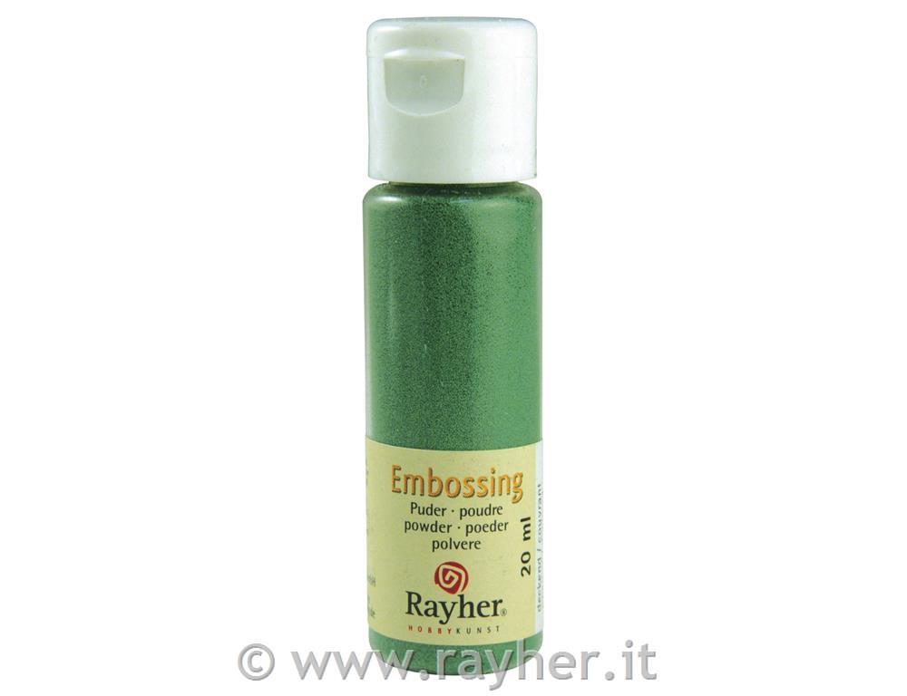 Prah za embossing, zimzelen, opak, 20 ml