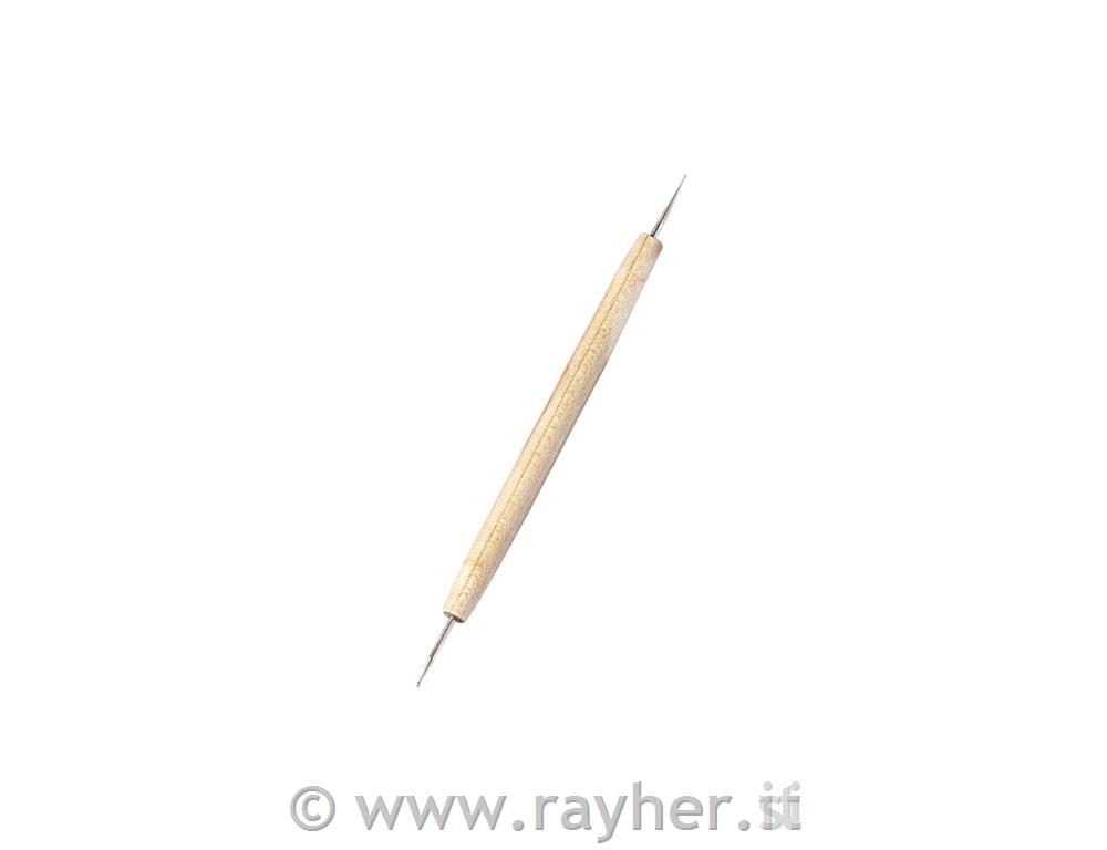 Punzecchino per embossing, 14 cm0,8+1,3 mm, busta 1 pz