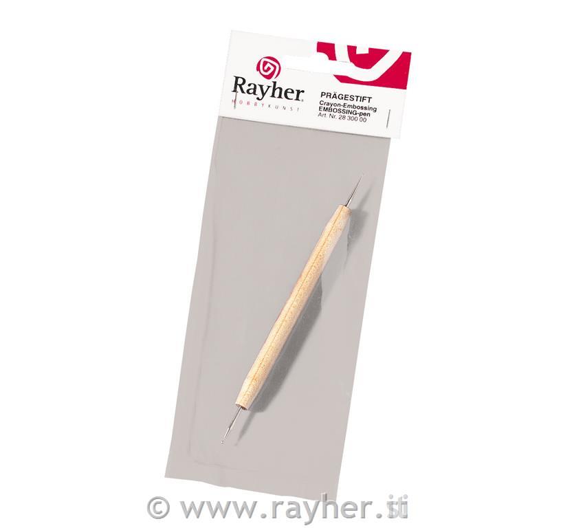 Punzecchino per embossing, 14 cm0,8+1,3 mm, busta 1 pz