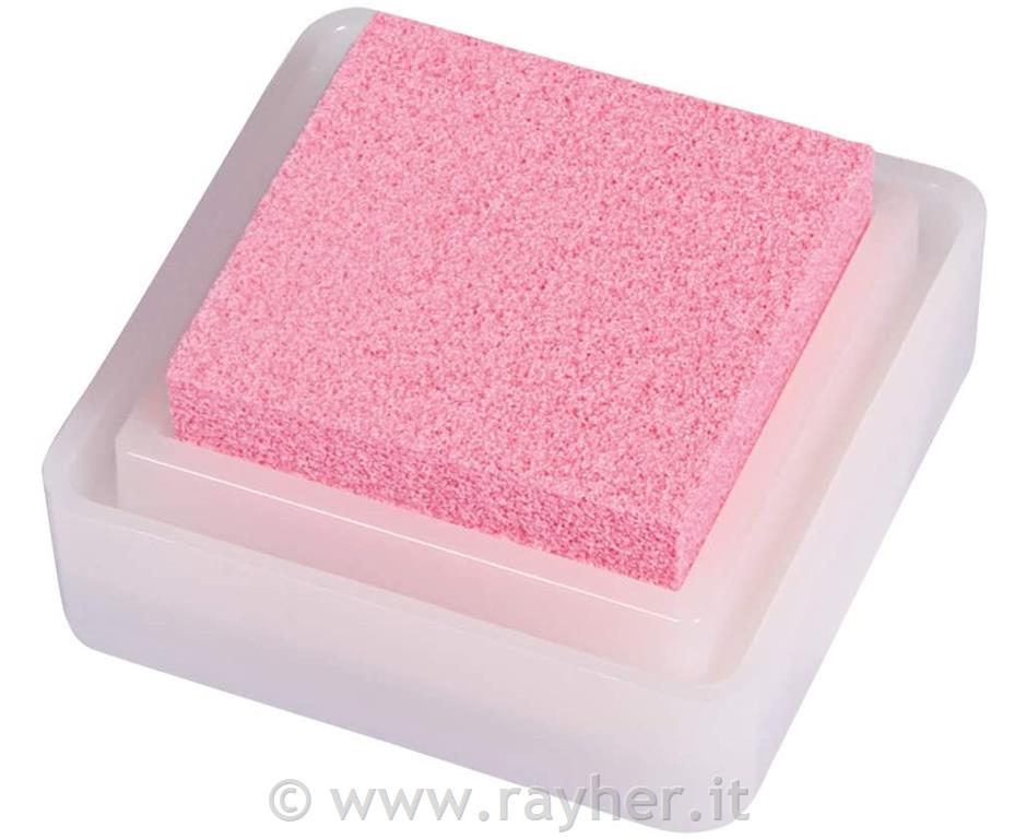 Blazinica za žige "Versacolor", nežno roza, 2,5x2,5 cm