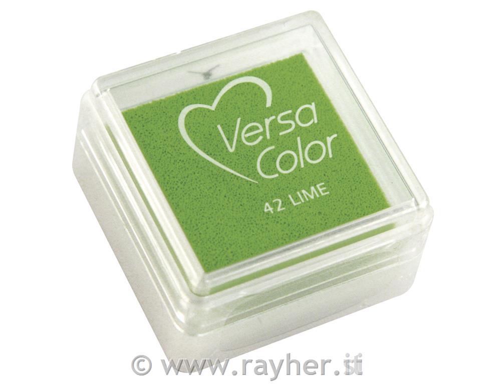 Blazinica za žige "Versacolor", živo zelena, 2,5x2,5 cm