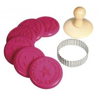 Set timbri biscotto8 pz, box 1 set