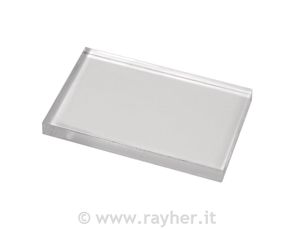 Blocco acrilico p.timbri silicone-gomma125x172x12mm, bus.blister