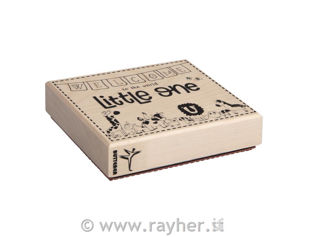 Stamp "Welcome Little one", 10x8cm