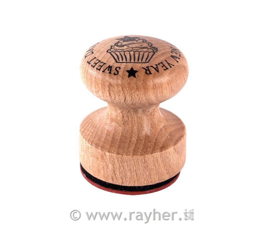 Štampiljka "Kolaček za Novo leto", 3cm