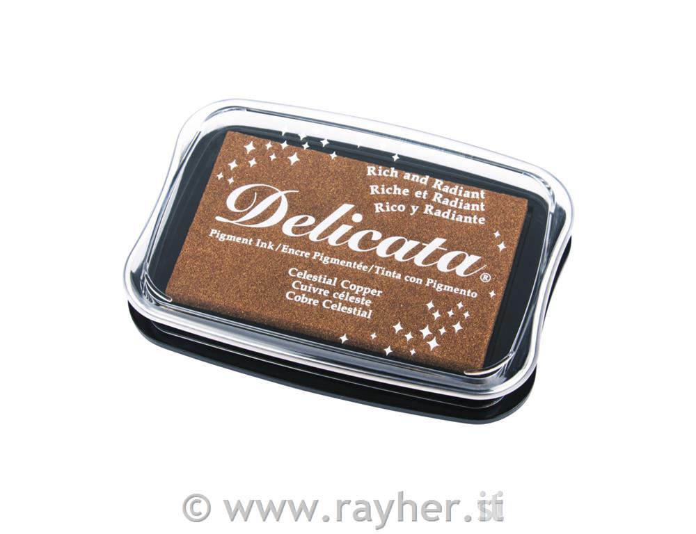 Tampone Delicata Metallic, rame, 9,9x6,8x1,9cm, mis. L