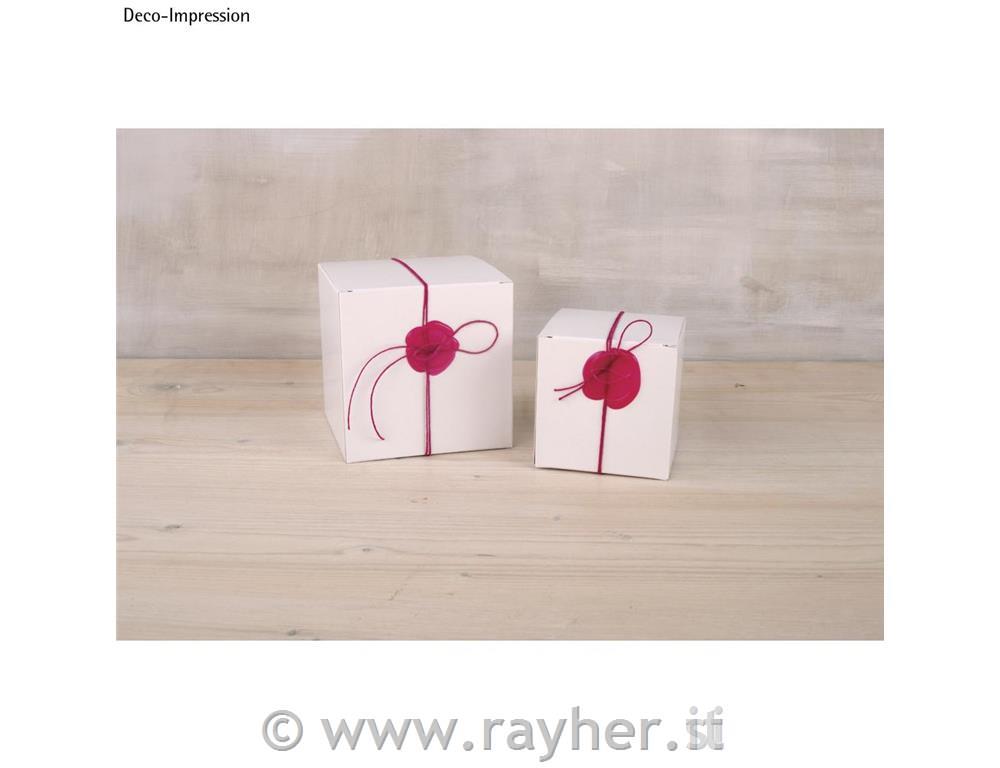 Set sigillo pesce, 2,5cm , rosa fuchsia,